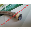 PTFE HOSE with stainless steel 304 braided and JIC , NPT fitting on both end
